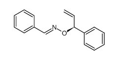(E)-O-((S)-1-phenylprop-2-enyl)benzaldehyde oxime结构式