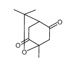1,3,3-trimethyl-2-oxabicyclo[2.2.2]octane-5,7-dione结构式