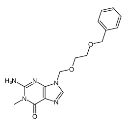 9-(2-Benzoxyethoxymethyl)-1-methylguanine Structure
