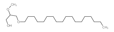 1-O-十八烷基-2-O-甲基-rac-甘油结构式