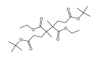 1,6-di-tert-butyl 3,4-diethyl 3,4-dimethylhexane-1,3,4,6-tetracarboxylate结构式