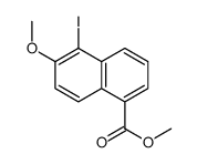 methyl 5-iodo-6-methoxynaphthalene-1-carboxylate Structure