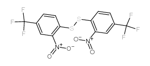 2-硝基-4-三氟甲基苯基二硫化物结构式