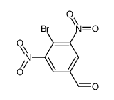 4-bromo-3,5-dinitro-benzaldehyde Structure