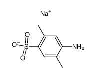 4-Amino-2,5-dimethylbenzenesulfonic acid sodium salt Structure