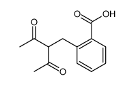 2-(2-acetyl-3-oxo-butyl)-benzoic acid结构式