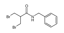N-benzyl-β,β'-dibromoisobutyramide结构式