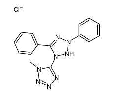 5-(3,5-diphenyl-2H-tetrazol-1-yl)-1-methyltetrazole,chloride结构式