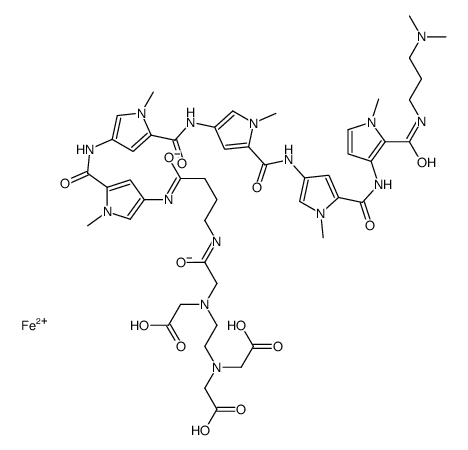 penta-N-methylpyrrolecarboxamide-EDTA-Fe(II)结构式