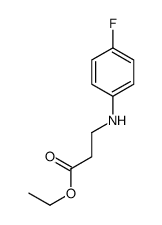 N-(Ethoxycarbonyl)ethyl-4-fluoroaniline结构式