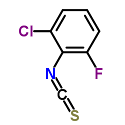 2-氯-6-氟苯基异硫氰酸酯结构式