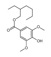 2-ethylhexyl 4-hydroxy-3,5-dimethoxybenzoate Structure