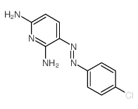 2,6-Pyridinediamine,3-[2-(4-chlorophenyl)diazenyl]- Structure