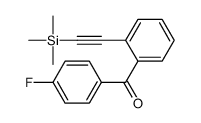 (4-fluorophenyl)-[2-(2-trimethylsilylethynyl)phenyl]methanone Structure