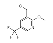 3-(chloromethyl)-2-methoxy-5-(trifluoromethyl)pyridine Structure