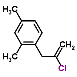 1-(2-Chloro-2-propen-1-yl)-2,4-dimethylbenzene结构式