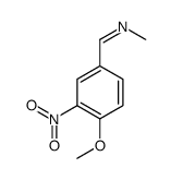 1-(4-methoxy-3-nitrophenyl)-N-methylmethanimine Structure