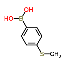 4-甲硫基苯硼酸结构式