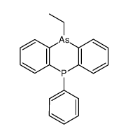 9-Ethyl-10-phenyl-9,10-dihydro-9-arsa-10-phospha-anthracen结构式