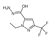 1-Ethyl-3-(trifluoromethyl)-1H-pyrazole-5-carbohydrazide Structure