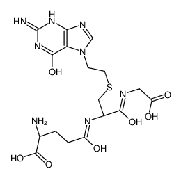 S-[2-(N7-Guanyl)ethyl]glutathione Structure