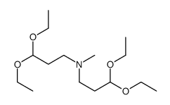 N-(3,3-diethoxypropyl)-3,3-diethoxy-N-methylpropan-1-amine结构式