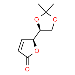 2,3-DIDEOXY-5,6-O-(1-METHYLETHYLIDENE)-L-ASCORBIC ACID Structure