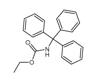 trityl-carbamic acid ethyl ester Structure