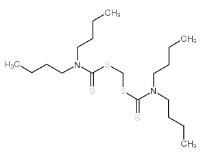 4,4’-亚甲基双(二丁基二硫代甲酰胺)结构式