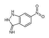 6-硝基-1H-吲唑-3-胺结构式