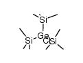 tris(trimethylsilyl)germyl chloride Structure