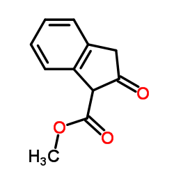 2-氧代茚满-1-甲酸甲酯结构式