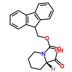 N-Fmoc-哌啶-2-甲酸结构式