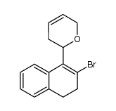 2-(2-bromo-3,4-dihydro-naphthalen-1-yl)-3,6-dihydro-2H-pyran结构式
