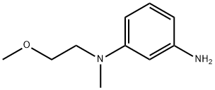 N1-(2-甲氧基乙基)-N1-甲基苯-1,3-二胺结构式