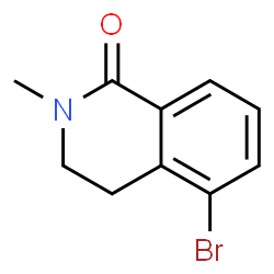 5-bromo-2-Methyl-3,4-dihydroisoquinolin-1(2H)-one structure