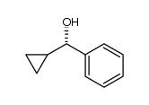 (S)-α-cyclopropylbenzyl alcohol结构式