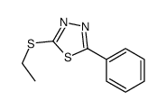 2-ethylsulfanyl-5-phenyl-1,3,4-thiadiazole结构式
