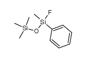 1-fluoro-1,3,3,3-tetramethyl-1-phenyldisiloxane Structure