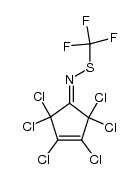 hexachloro-3-cyclopentenylidenaminotrifluormethylsulfide结构式