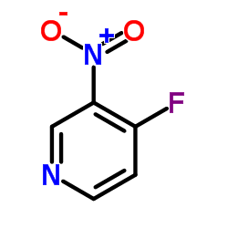 4-氟-3-硝基吡啶结构式