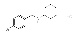 N-(4-溴苄基)环己胺盐酸盐结构式