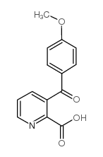 3-(4-甲氧基苄基)-吡啶-2-羧酸结构式