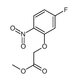 methyl 2-(5-fluoro-2-nitrophenoxy)acetate Structure
