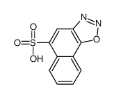 naphth[2,1-d]-1,2,3-oxadiazole-5-sulphonic acid Structure