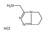 6,7-二氢-5H-吡咯并[2,1-c]-1,2,4-噻唑-3-甲胺盐酸盐结构式