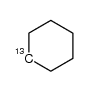 [1-13C]cyclohexane结构式