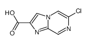 6-chloroimidazo[1,2-a]pyrazine-2-carboxylic acid结构式