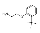 2-(2-(tert-butyl)phenoxy)ethan-1-amine Structure