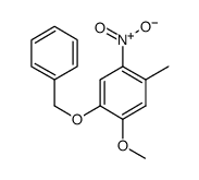 4-苄氧基-5-甲氧基-2-硝基甲苯结构式